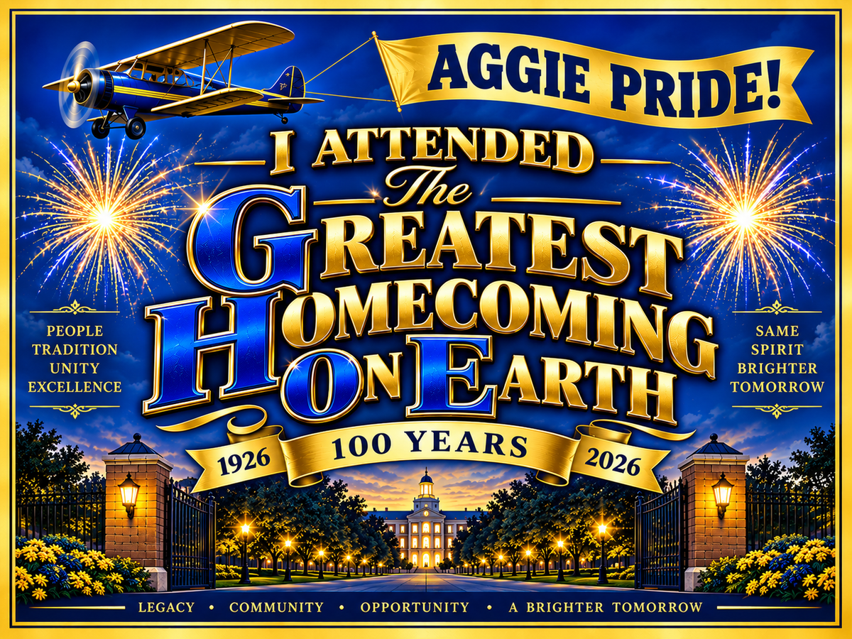 Aggie GHOE Commemorative Yard Sign