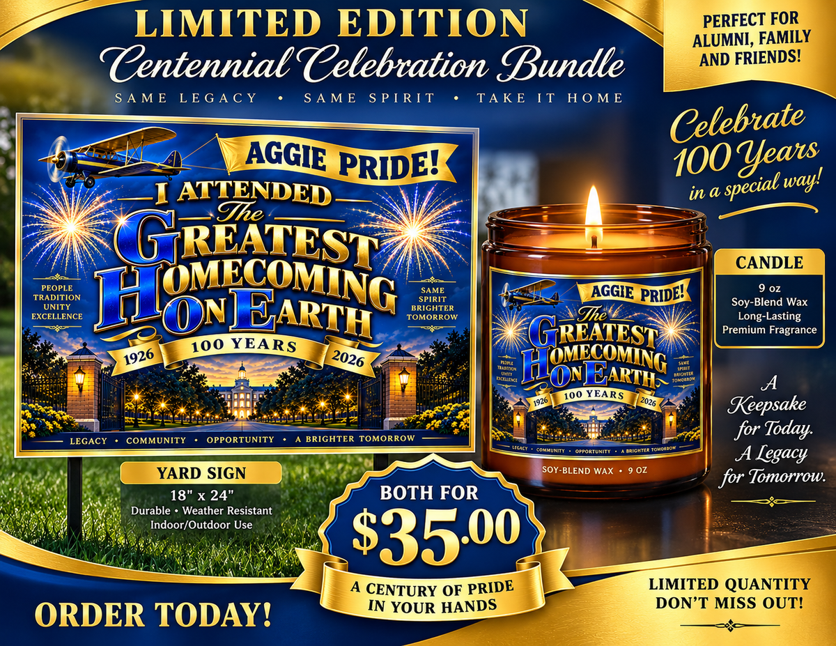 Aggie Pride 100th Anniversary Commemorative Bundle